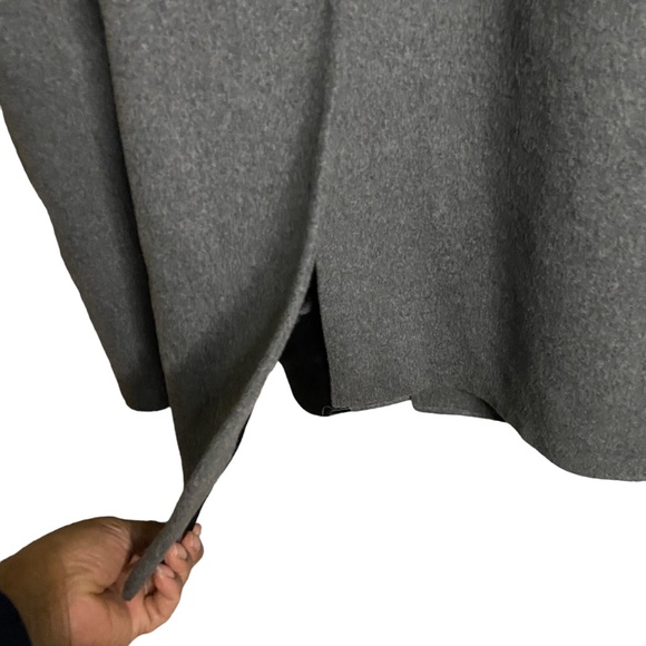 WM. H. Leishman Men's Gray Wool and Cashmere Trench Coat - Picture 10 of 12